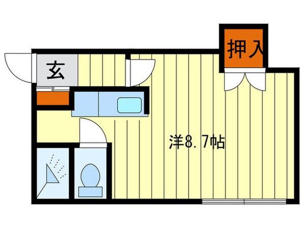 オークマンションの物件間取画像